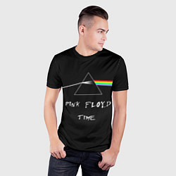 Футболка спортивная мужская PINK FLOYD TIME ПИНК ФЛОЙД ЛОГОТИП, цвет: 3D-принт — фото 2