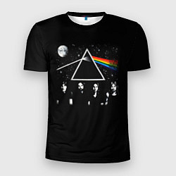 Футболка спортивная мужская PINK FLOYD LOGO ПИНК ФЛОЙД НЕБО, цвет: 3D-принт