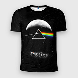 Футболка спортивная мужская PINK FLOYD LOGO ПИНК ФЛОЙД ЗВЕЗДЫ, цвет: 3D-принт