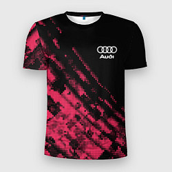 Мужская спорт-футболка Audi Текстура