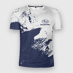 Мужская спорт-футболка Subaru - Текстура