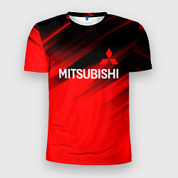 Футболка спортивная мужская Mitsubishi - Red Sport, цвет: 3D-принт