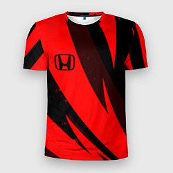 Футболка спортивная мужская HONDA RED ХОНДА КРАСНЫЙ, цвет: 3D-принт