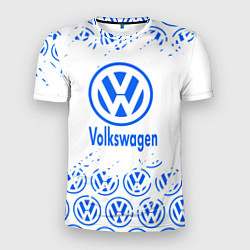 Футболка спортивная мужская Volkswagen фольксваген, цвет: 3D-принт