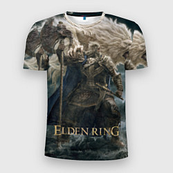 Мужская спорт-футболка Годфри и лев Elden Ring