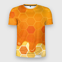 Футболка спортивная мужская Мёд от пчёл, цвет: 3D-принт