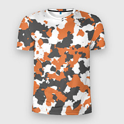 Мужская спорт-футболка Orange Camo