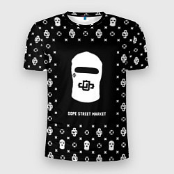 Мужская спорт-футболка Узор Black Dope Ski Mask Dope Street Market