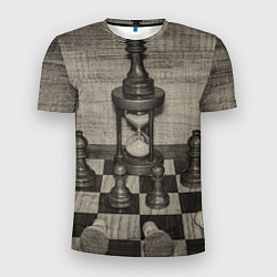 Мужская спорт-футболка Старинные шахматы
