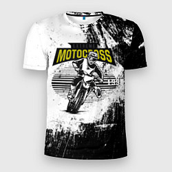 Футболка спортивная мужская Motocross Мотокросс, цвет: 3D-принт
