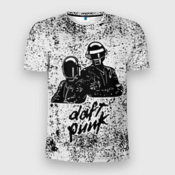 Футболка спортивная мужская Daft Punk B&W, цвет: 3D-принт