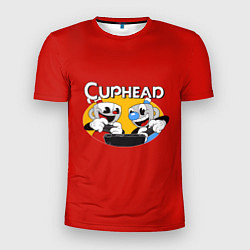 Футболка спортивная мужская Cuphead and Mugman Gamers, цвет: 3D-принт