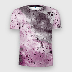 Футболка спортивная мужская Гранж Разводы и брызги краски, цвет: 3D-принт