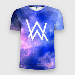 Мужская спорт-футболка Alan Walker космос
