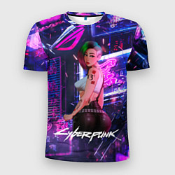 Мужская спорт-футболка Cyberpunk 18 Judy