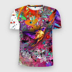 Мужская спорт-футболка Колибри Floral Pattern