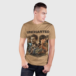 Футболка спортивная мужская Uncharted Анчартед, цвет: 3D-принт — фото 2