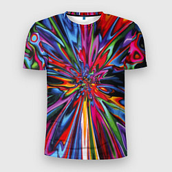 Мужская спорт-футболка Color pattern Impressionism