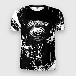 Футболка спортивная мужская Deftones - глаз, цвет: 3D-принт