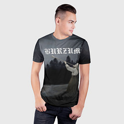 Футболка спортивная мужская Burzum - Filosofem, цвет: 3D-принт — фото 2