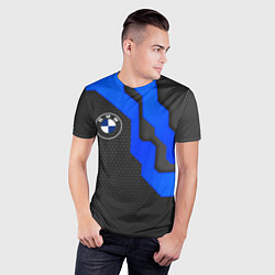 Футболка спортивная мужская BMW - ТЕХНО БРОНЯ, цвет: 3D-принт — фото 2