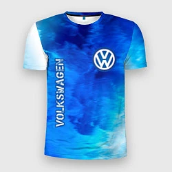 Футболка спортивная мужская VOLKSWAGEN Volkswagen Пламя, цвет: 3D-принт