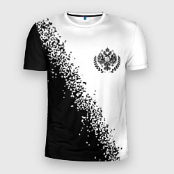 Мужская спорт-футболка RUSSIAN EMPIRE - ГЕРБ Спрей