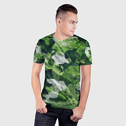 Футболка спортивная мужская Camouflage Pattern Камуфляж Паттерн, цвет: 3D-принт — фото 2