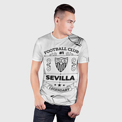 Футболка спортивная мужская Sevilla Football Club Number 1 Legendary, цвет: 3D-принт — фото 2