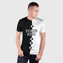 Футболка спортивная мужская Король Покера Black, цвет: 3D-принт — фото 2