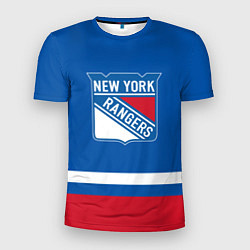 Футболка спортивная мужская New York Rangers Панарин, цвет: 3D-принт