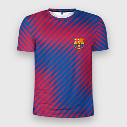 Футболка спортивная мужская Fc barcelona барселона fc абстракция, цвет: 3D-принт