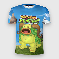 Футболка спортивная мужская My singing monsters Избалолист Entbrat, цвет: 3D-принт