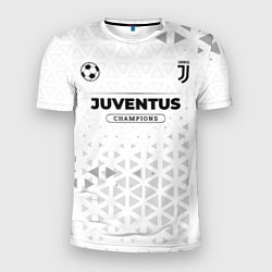 Футболка спортивная мужская Juventus Champions Униформа, цвет: 3D-принт