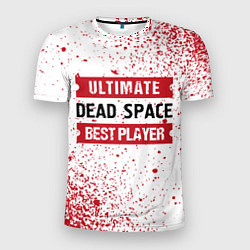 Футболка спортивная мужская Dead Space: красные таблички Best Player и Ultimat, цвет: 3D-принт
