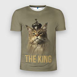 Мужская спорт-футболка Король котов Мейн-кун