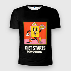 Мужская спорт-футболка Diet starts