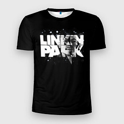 Футболка спортивная мужская Linkin Park логотип с фото, цвет: 3D-принт