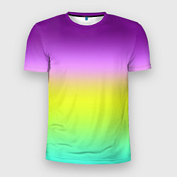 Футболка спортивная мужская Multicolored Ombre gradient, цвет: 3D-принт