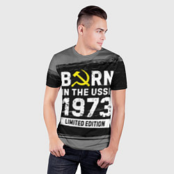 Футболка спортивная мужская Born In The USSR 1973 year Limited Edition, цвет: 3D-принт — фото 2