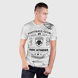 Футболка спортивная мужская AEK Athens Football Club Number 1 Legendary, цвет: 3D-принт — фото 2