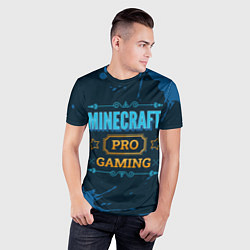 Футболка спортивная мужская Игра Minecraft: PRO Gaming, цвет: 3D-принт — фото 2