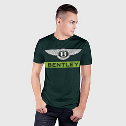 Футболка спортивная мужская Bentley green, цвет: 3D-принт — фото 2