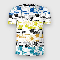 Футболка спортивная мужская American football sports pattern, цвет: 3D-принт