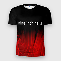 Мужская спорт-футболка Nine Inch Nails Red Plasma