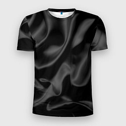 Футболка спортивная мужская Черный шелк, цвет: 3D-принт