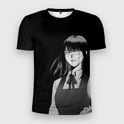 Футболка спортивная мужская Человек-бензопила : Аса Митака, цвет: 3D-принт