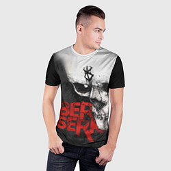 Футболка спортивная мужская Berserk - Череп с клеймом жертвы, цвет: 3D-принт — фото 2