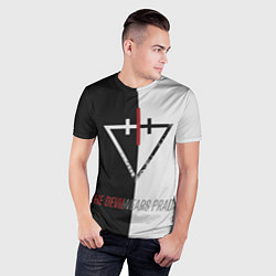 Футболка спортивная мужская The Devil wears prada - Логотип, цвет: 3D-принт — фото 2