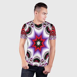 Футболка спортивная мужская Грубый фрактальный узор, цвет: 3D-принт — фото 2